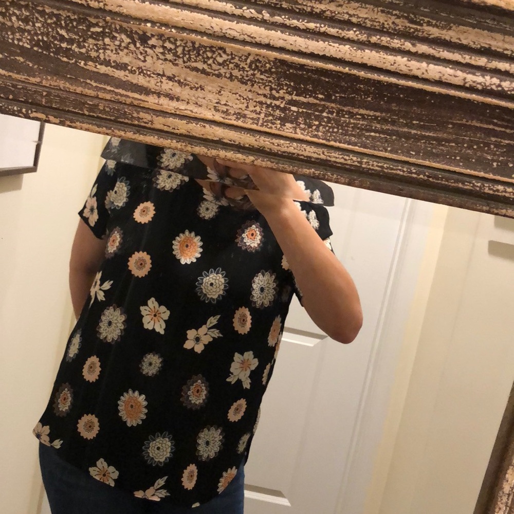 Loft floral shirt size large